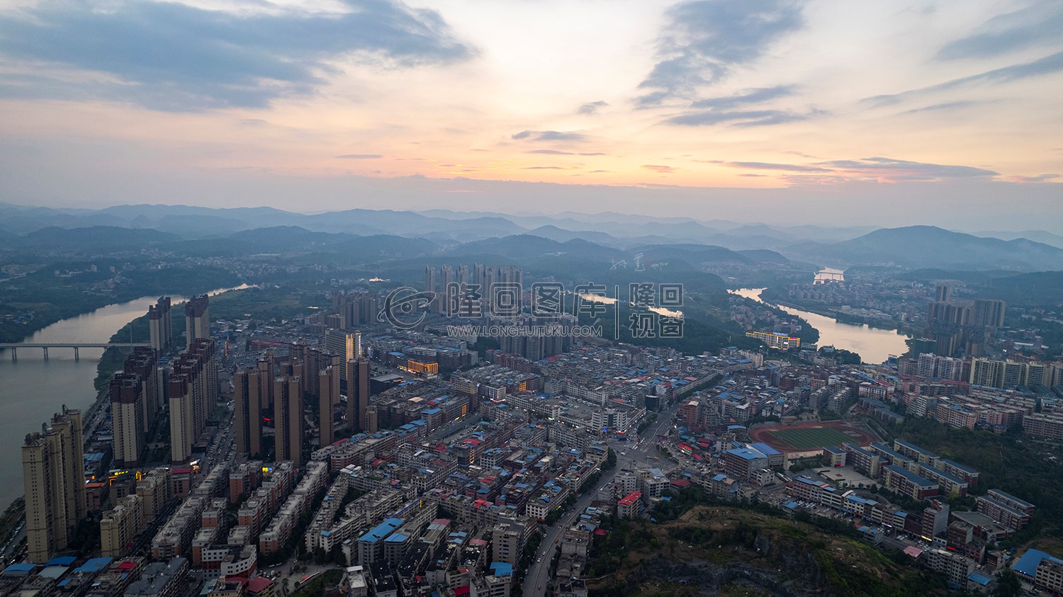 隆回二桥周边航拍