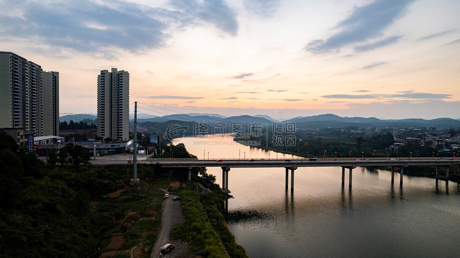 隆回二桥周边航拍