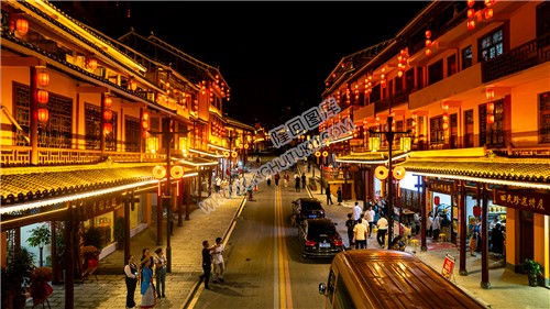 领导与嘉宾车队在亲云街