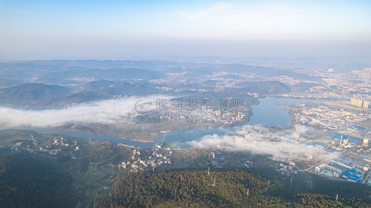 罗家大岭看隆回全景