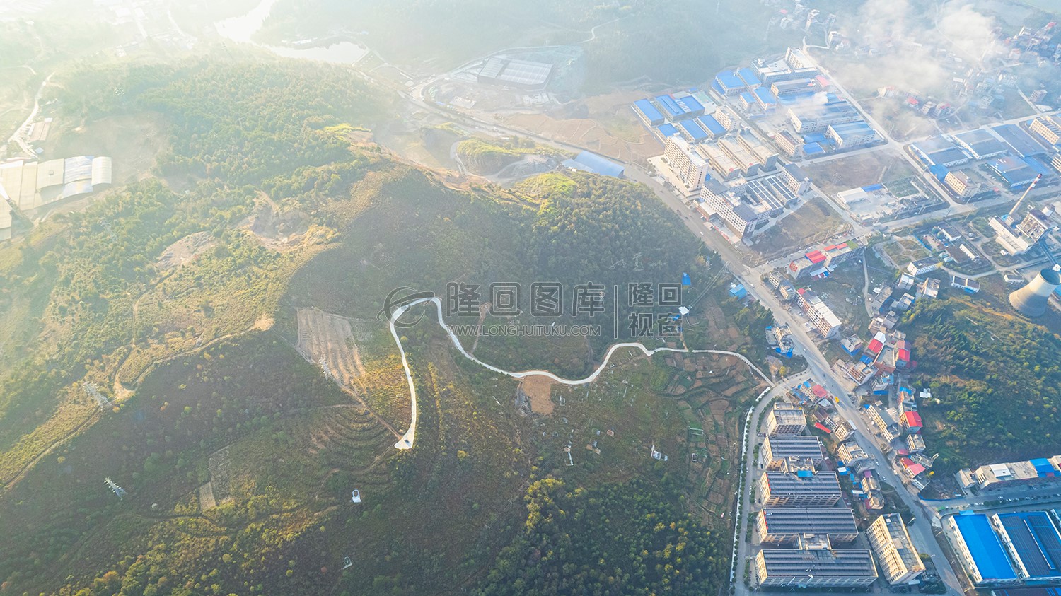 罗家大岭看隆回全景