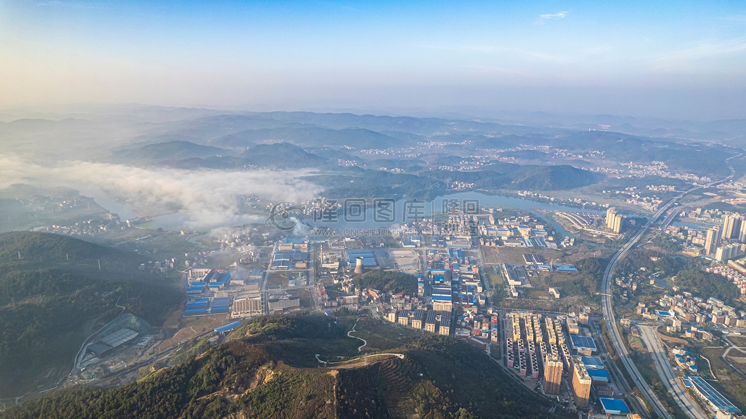 罗家大岭看隆回全景