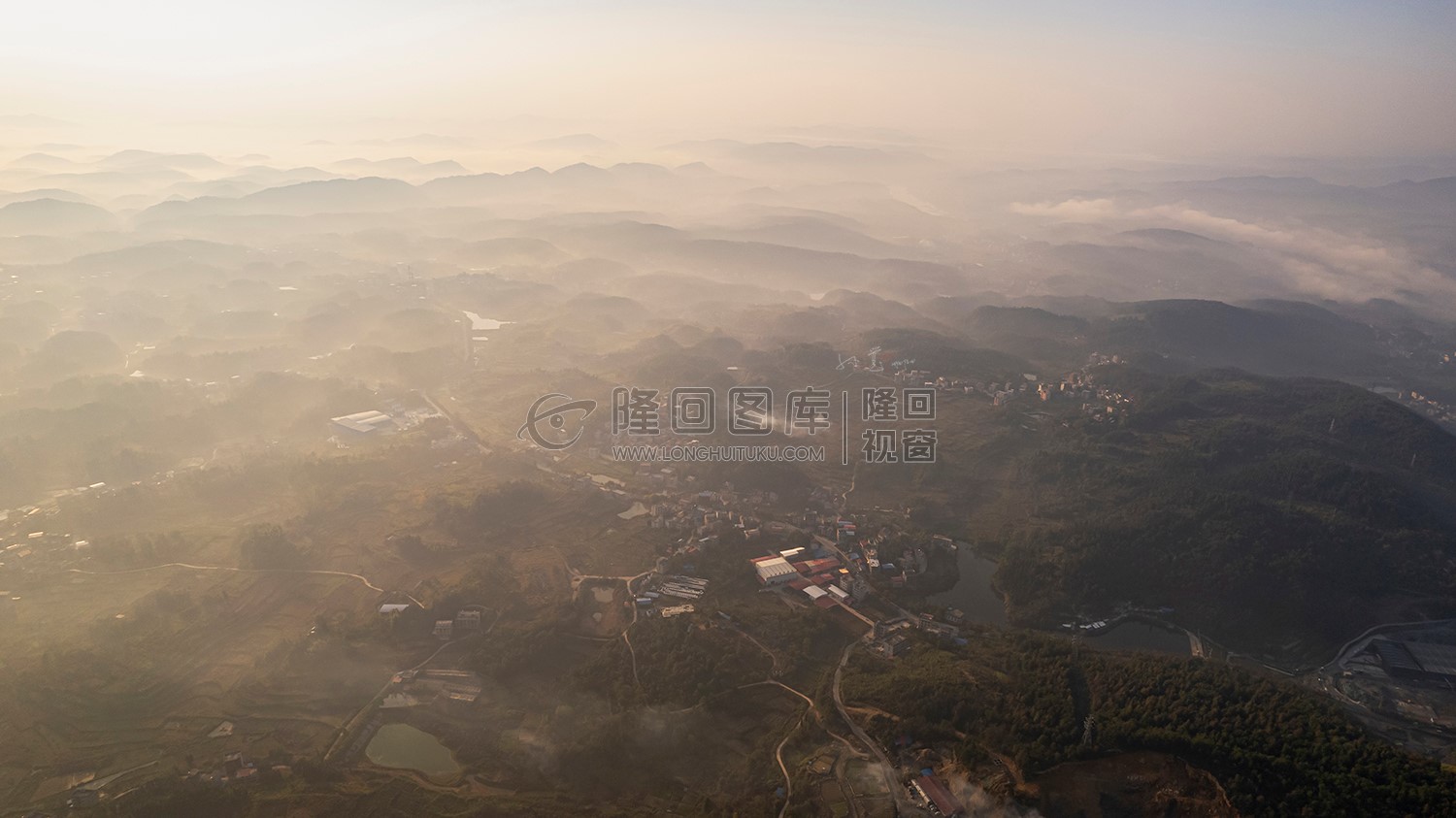 罗家大岭看隆回全景