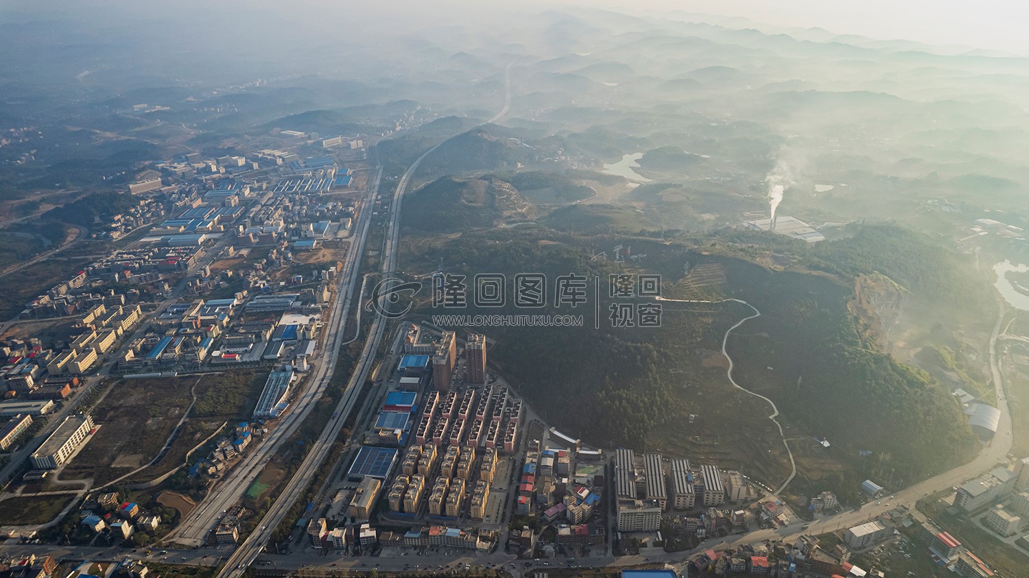 罗家大岭看隆回全景