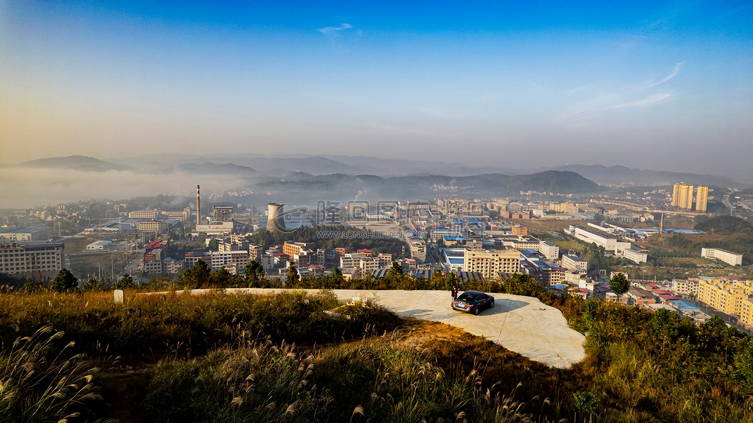 罗家大岭看隆回全景