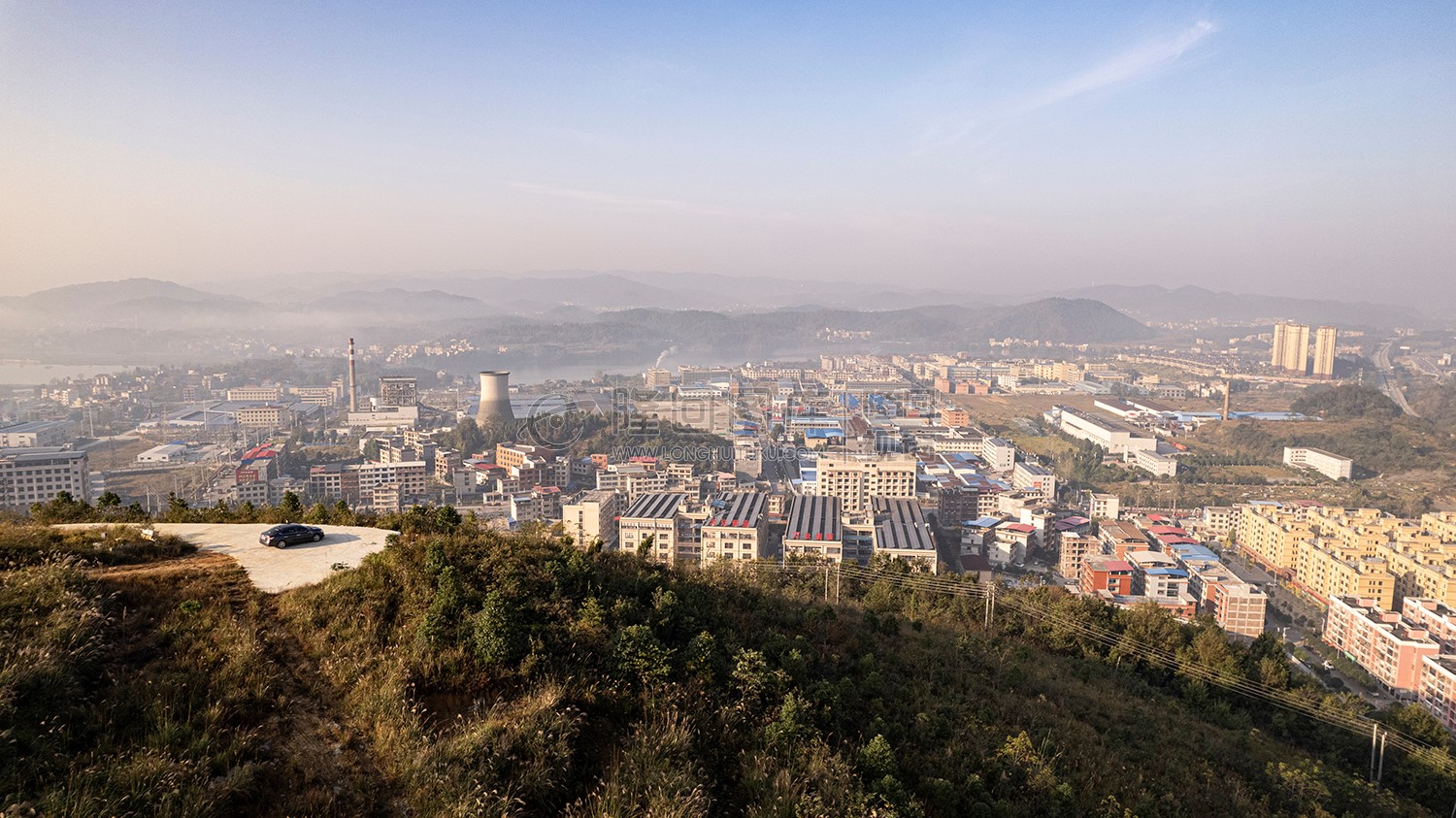 罗家大岭看隆回全景