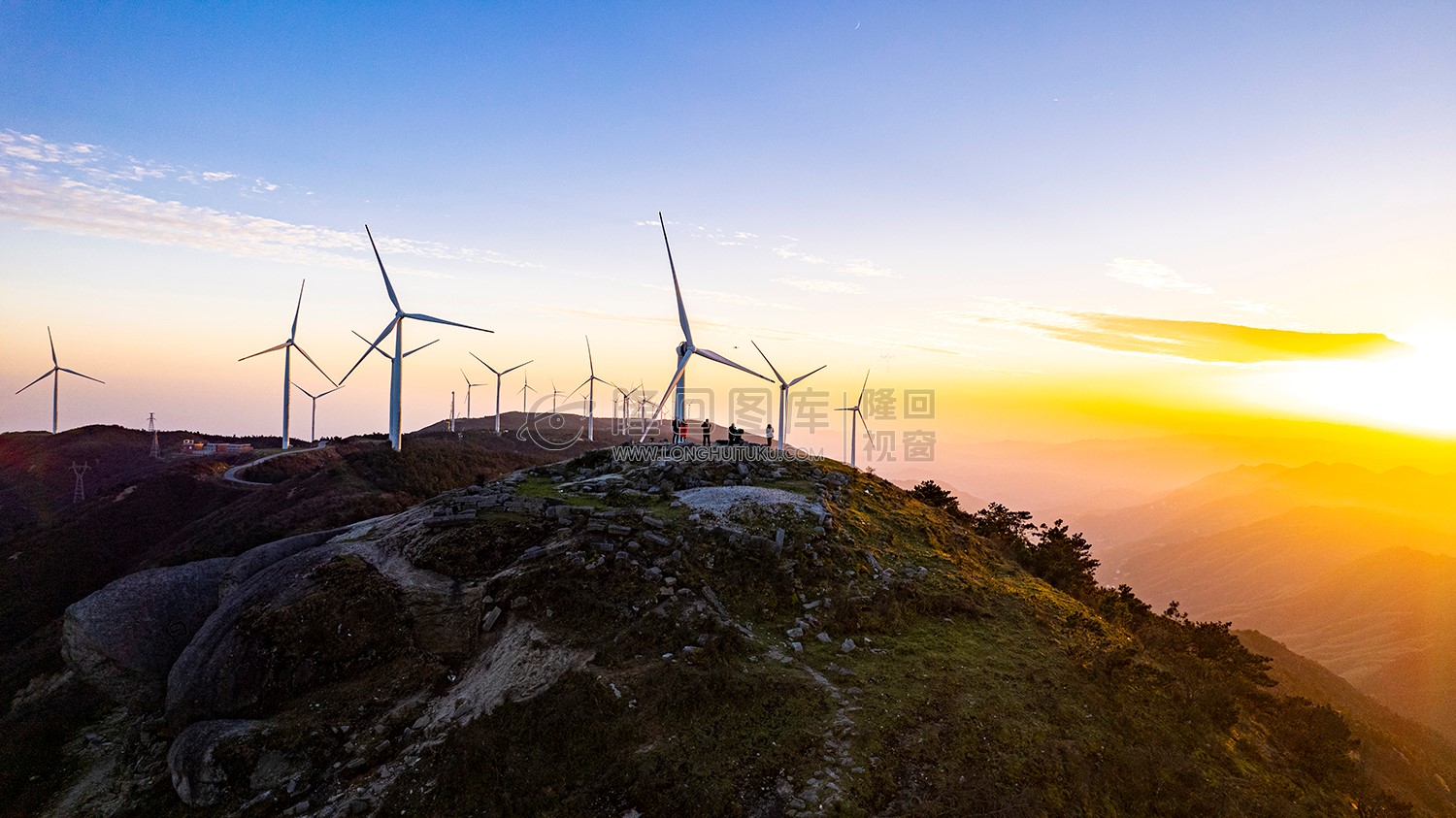 白马山露营，看云海日出日落