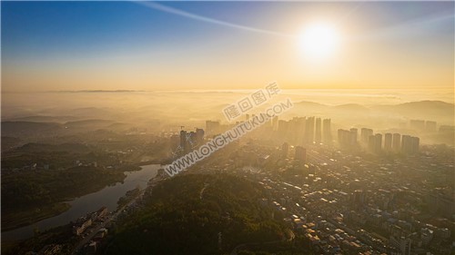 荷叶塘水库 魏源公园方向