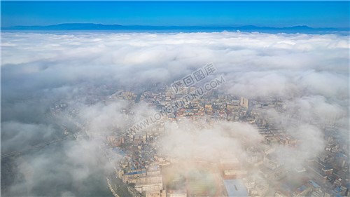 隆回县城云海