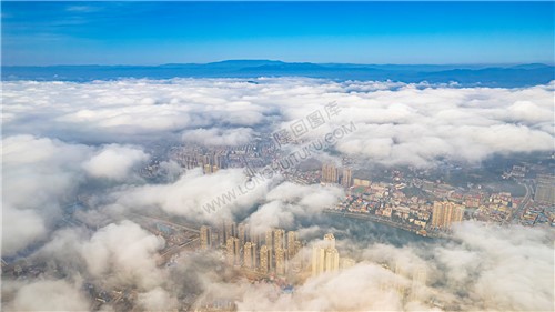 隆回县城云海