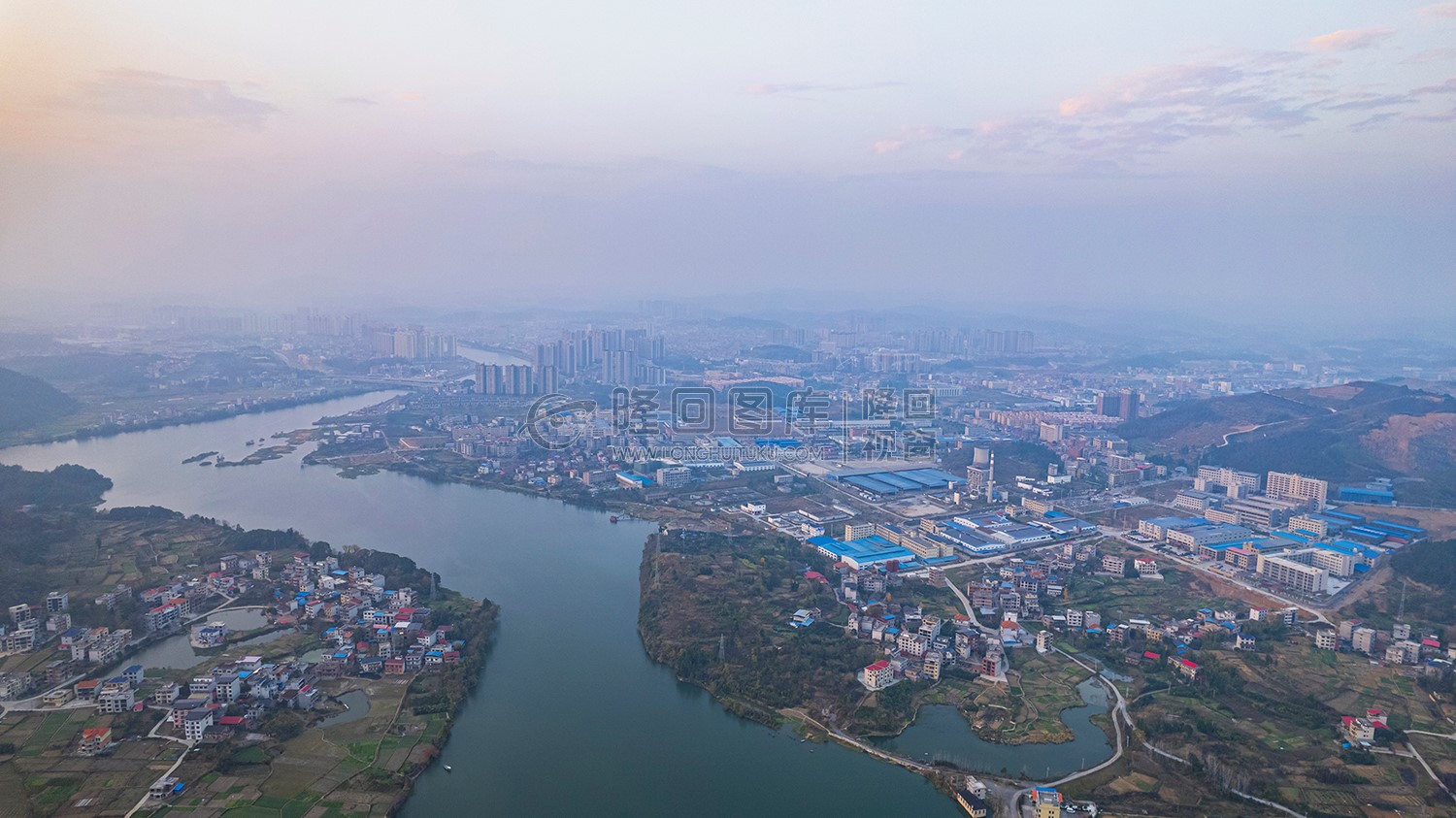 元木山电站看隆回工业园