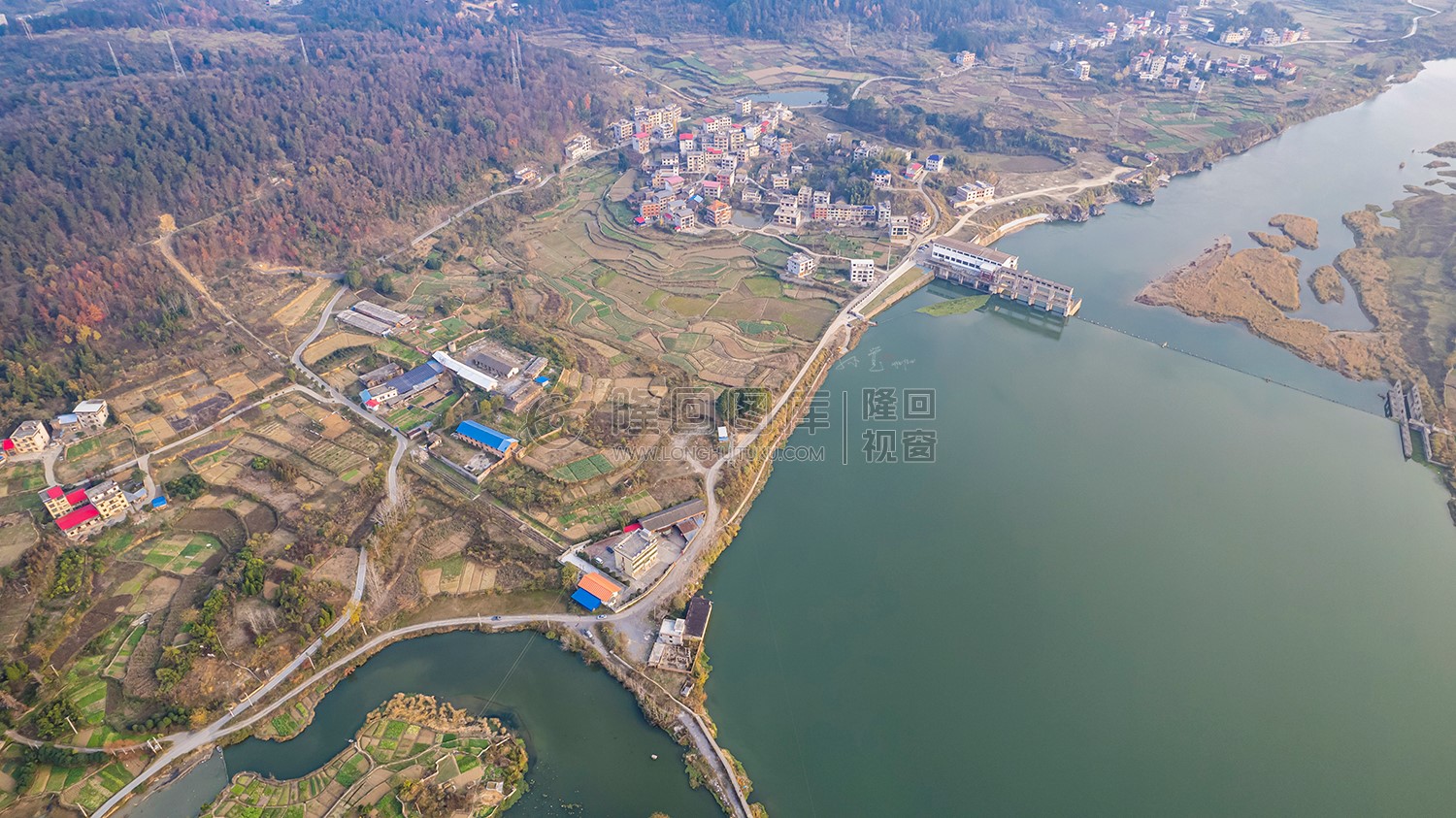 高空俯瞰元木山电站