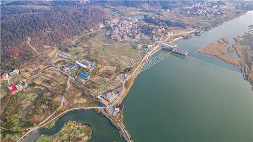 高空俯瞰元木山电站