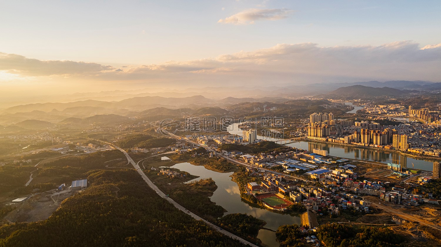 隆回三八水库 城南工业园 隆回九中方向