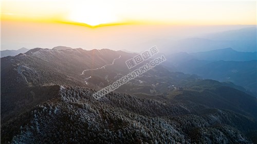 隆回大东山冬日雾凇