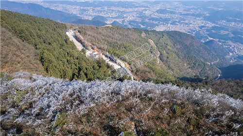 山脊下的东山禅院
