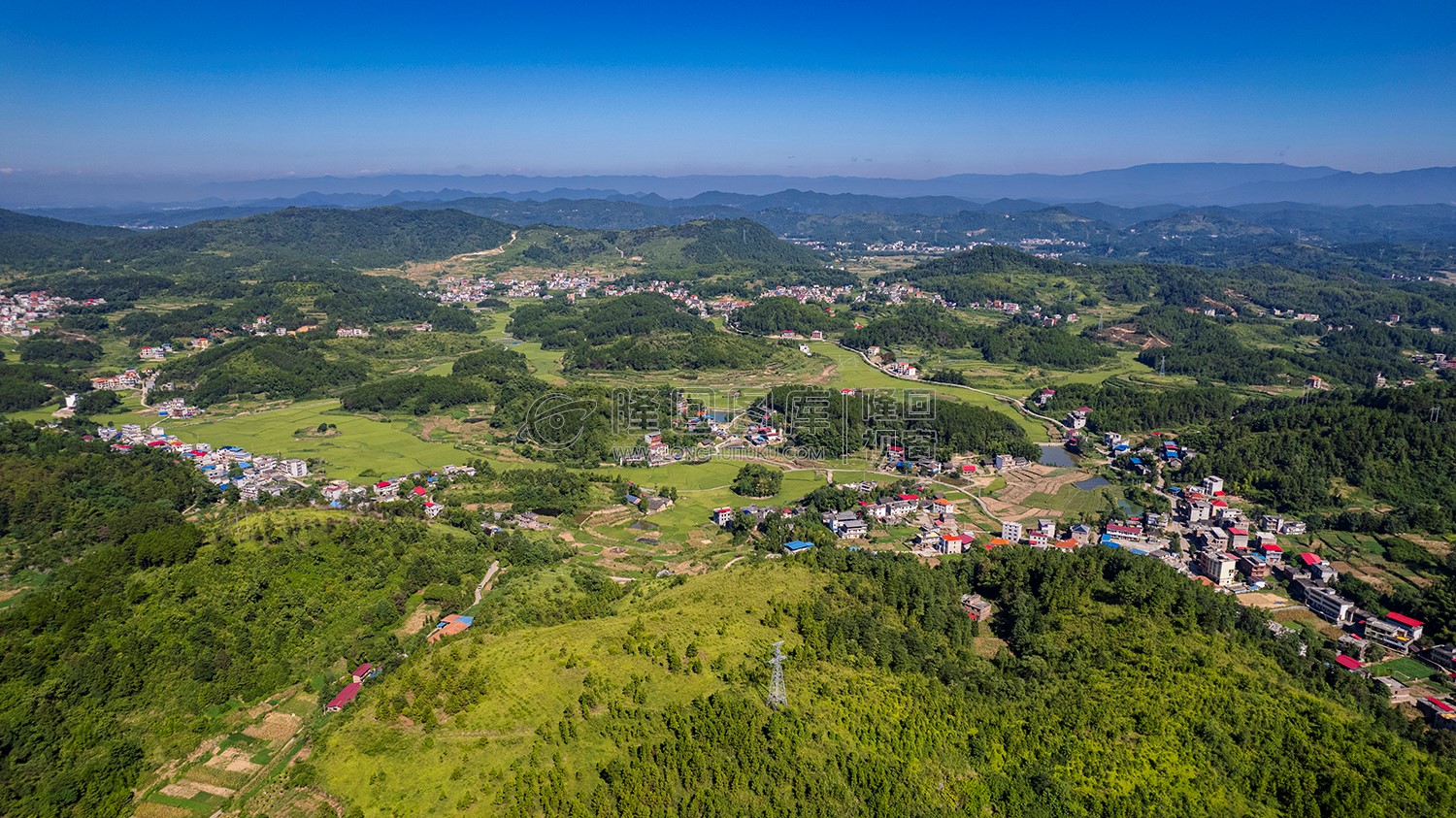 青源村全景航拍
