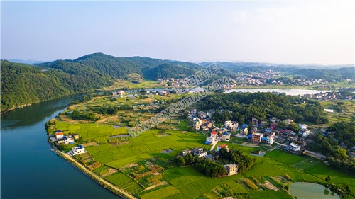 赧水河畔的天子山村
