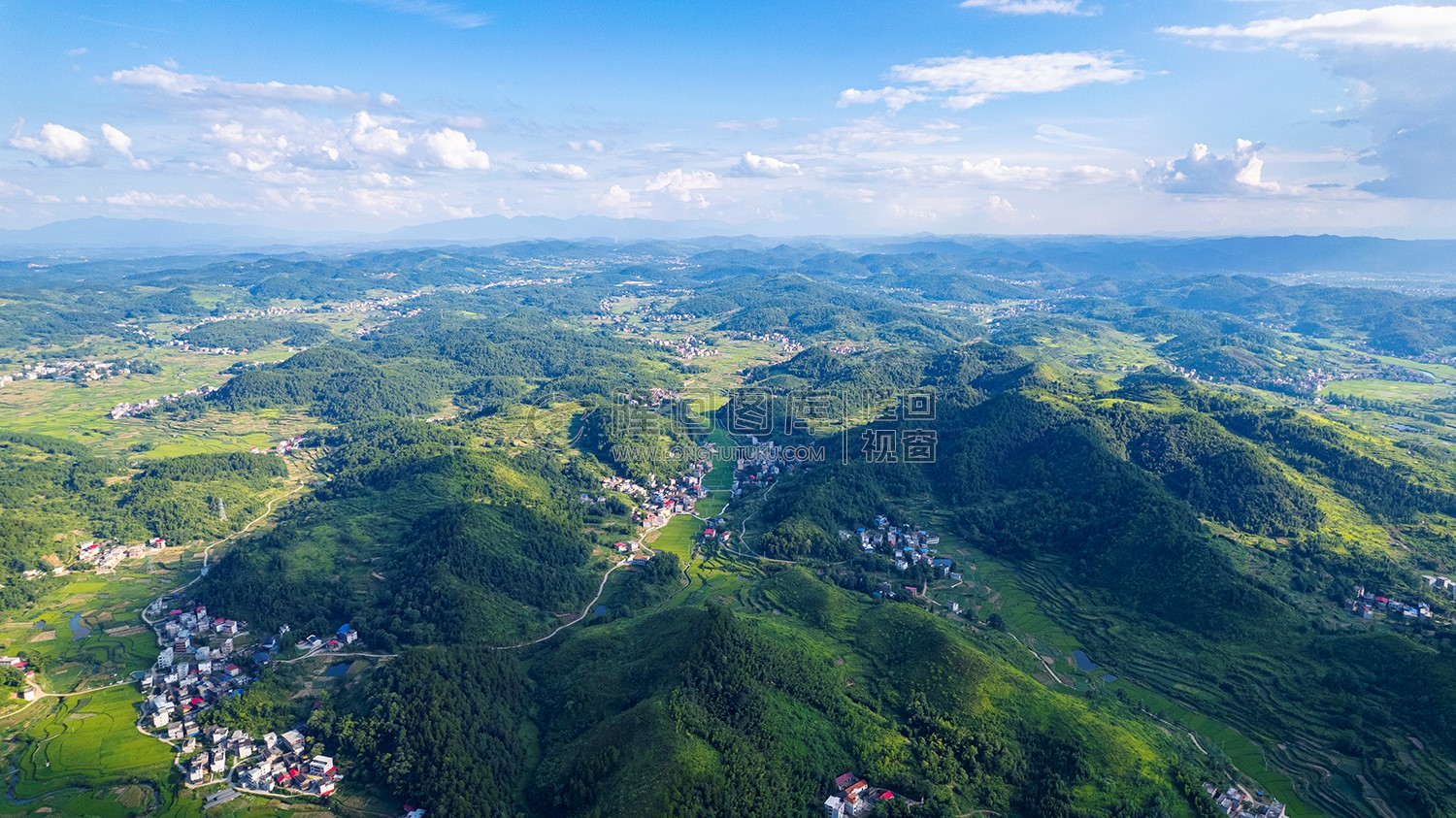 和盛村全景航拍