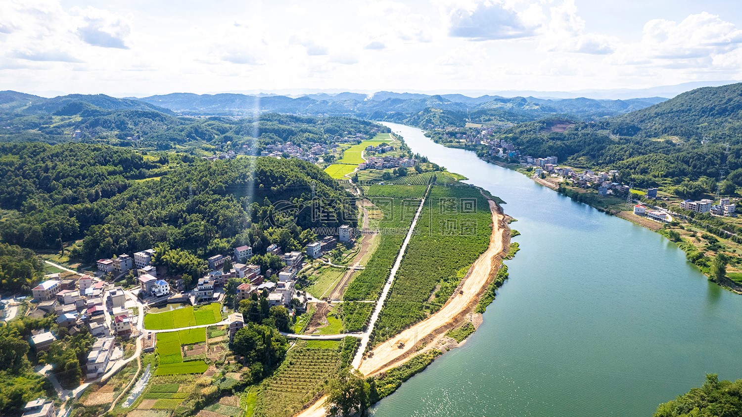 沙坪村桃花基地