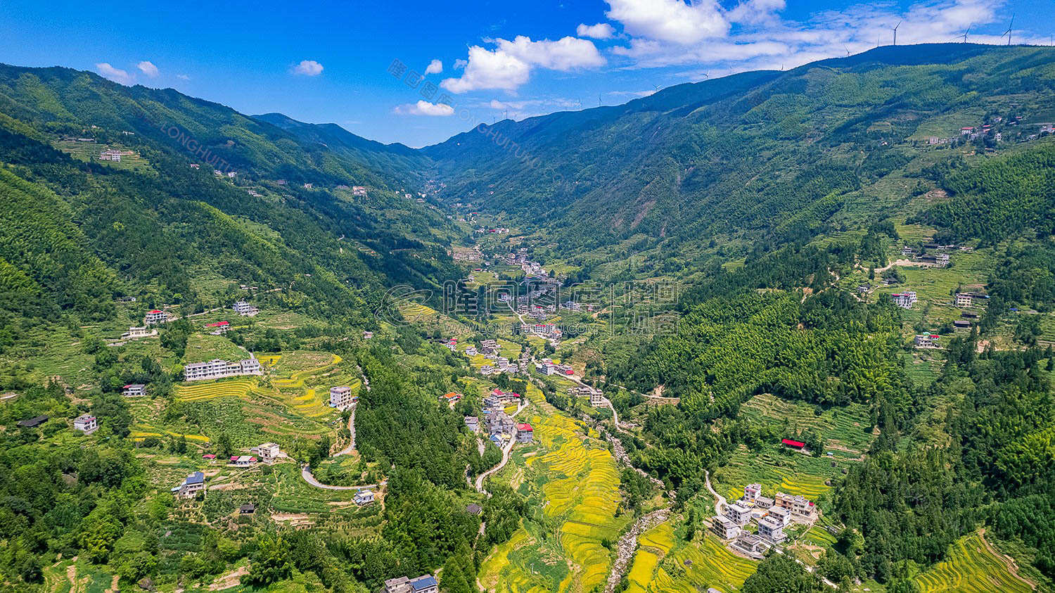 青山村全景