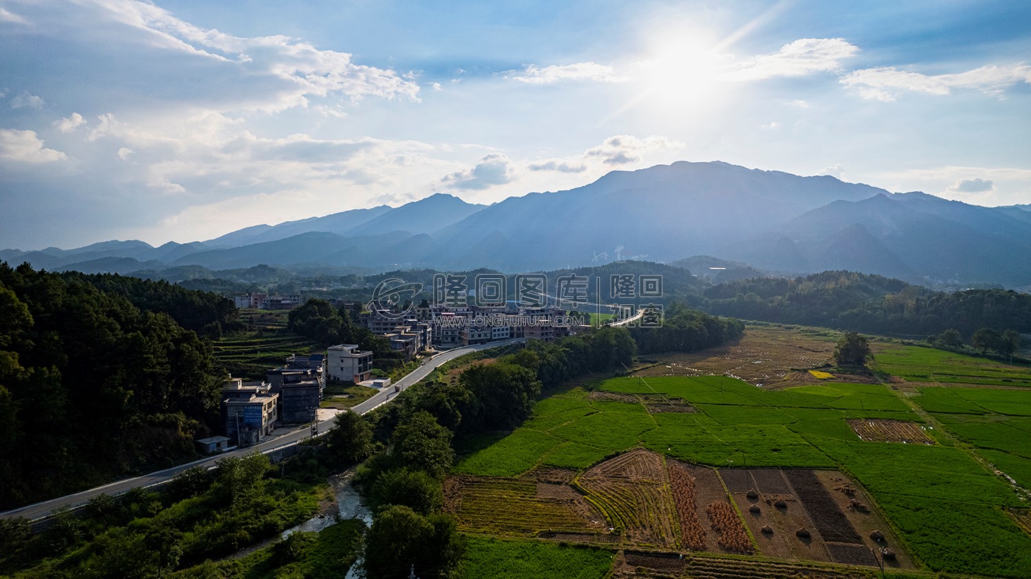 丁山村田园风光