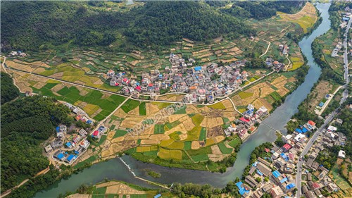 航拍南岳庙镇许家村