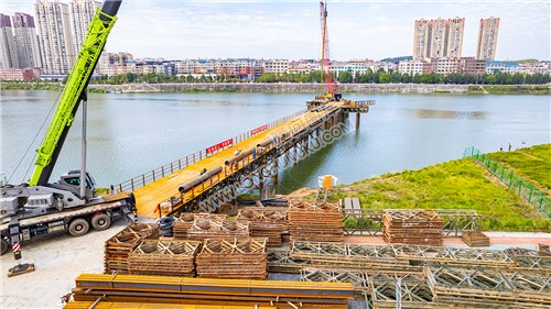 青丰桥施工中