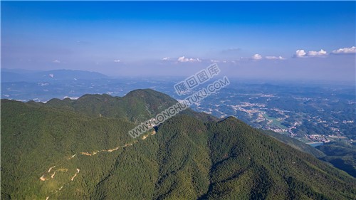 航拍九龙山