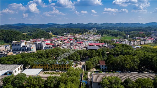 岩口镇政府方向看岩口镇