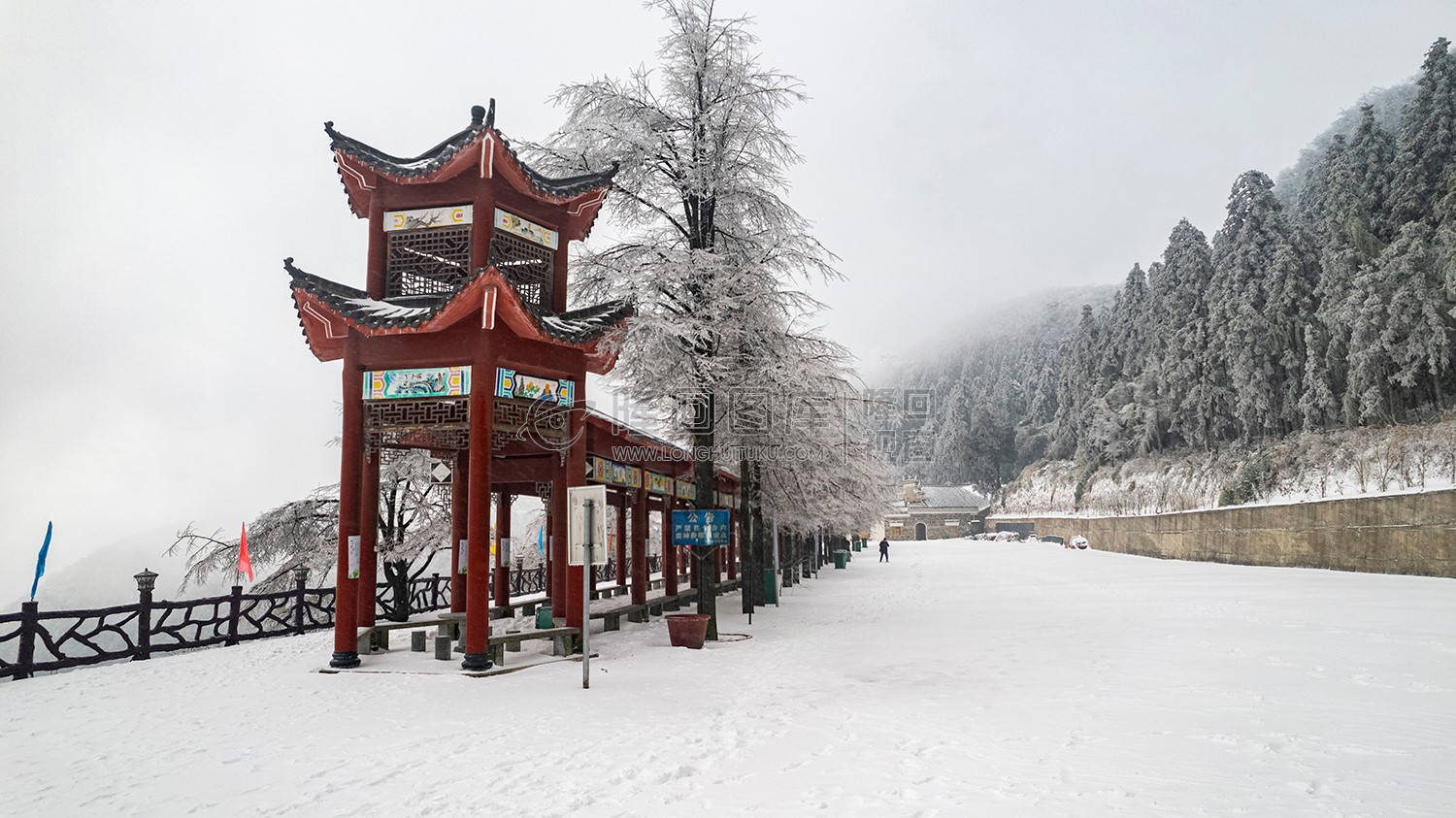 大东山雪景