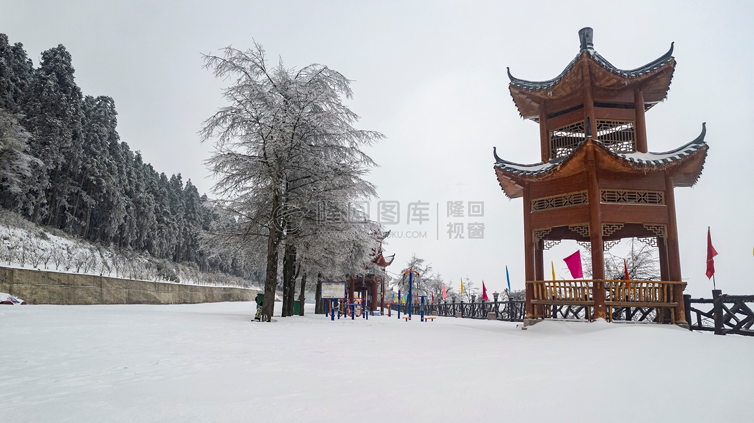 东山禅院雾凇雪景