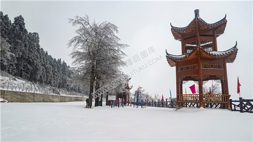 东山禅院雾凇雪景