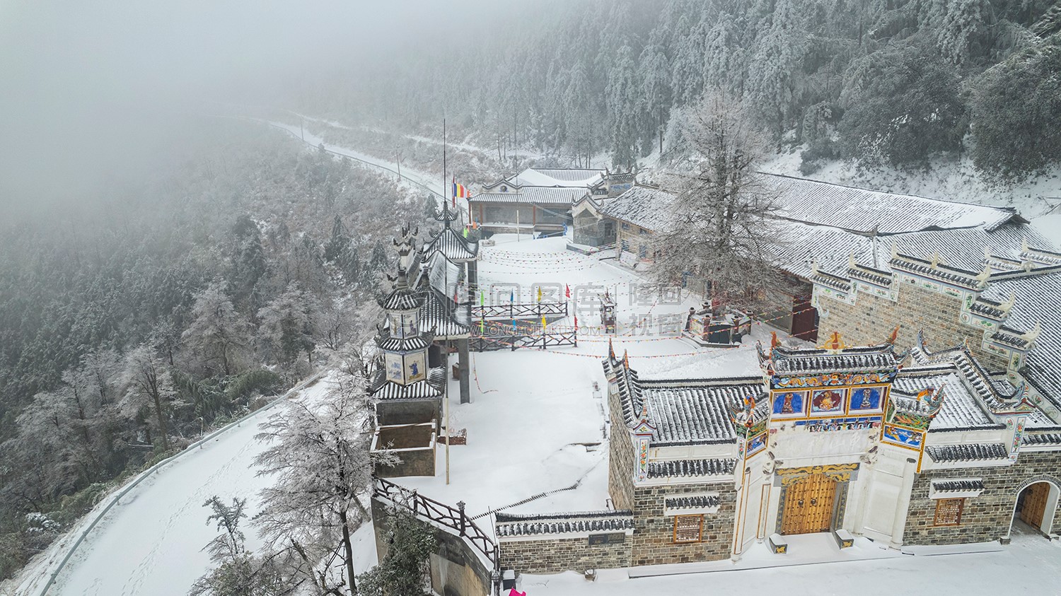 东山禅院的雪景