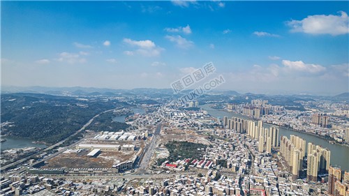 隆回城南区域航拍