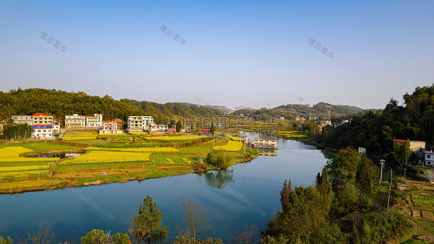 大洲村辰水风光