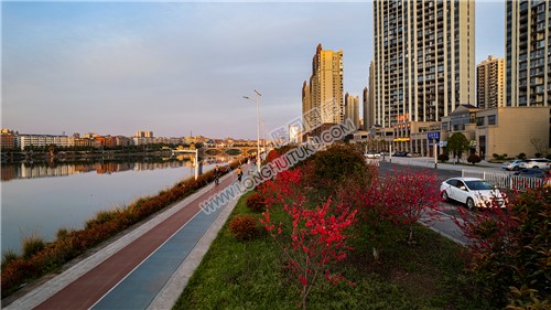隆回十里桃花，夕阳美景
