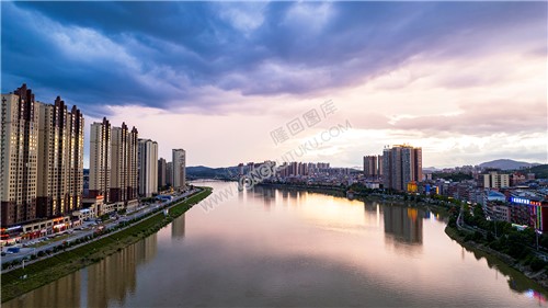 滨江国际河岸风光