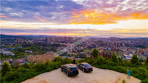 罗家大岭夕阳风光