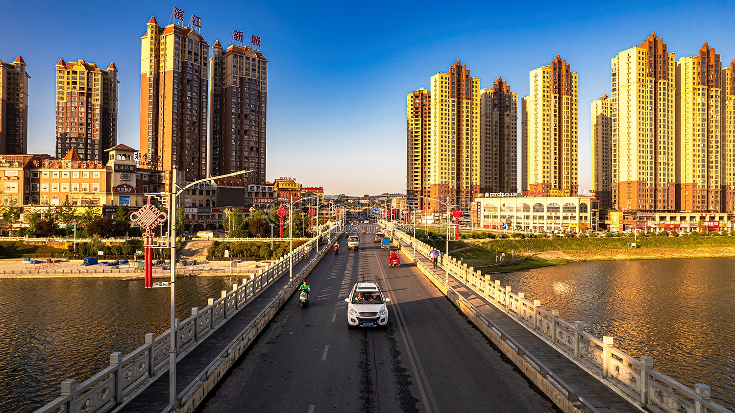 隆回大桥日出风景