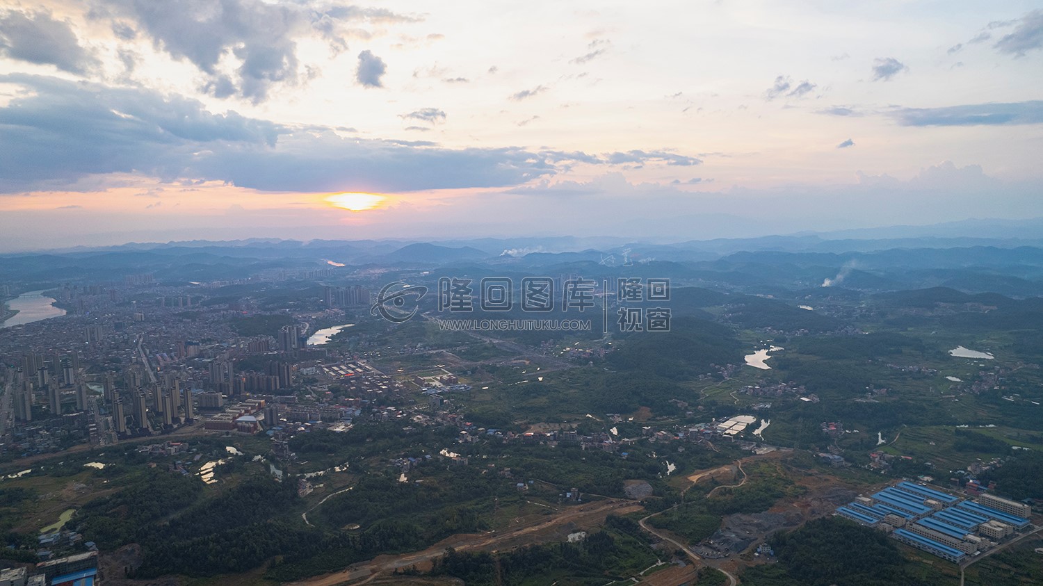 隆回工业园航拍