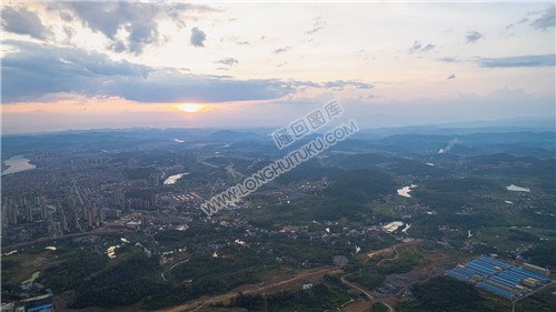 隆回工业园航拍