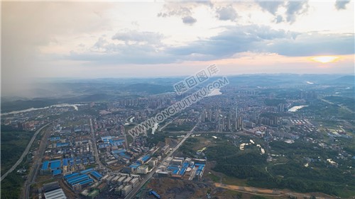 航拍隆回工业园
