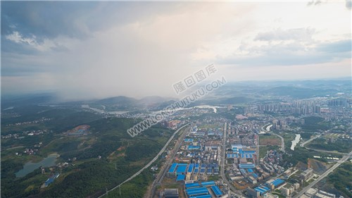 航拍隆回工业园