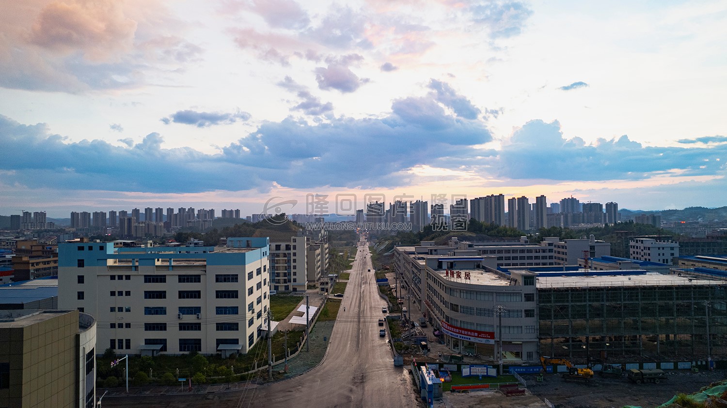 隆回工业园白里路