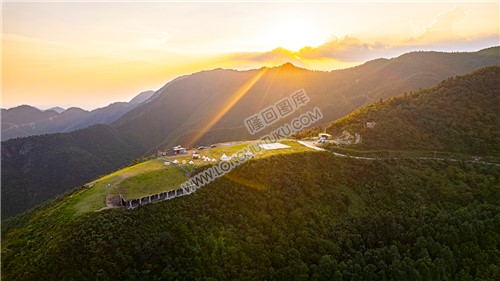 大东山露营基地日落