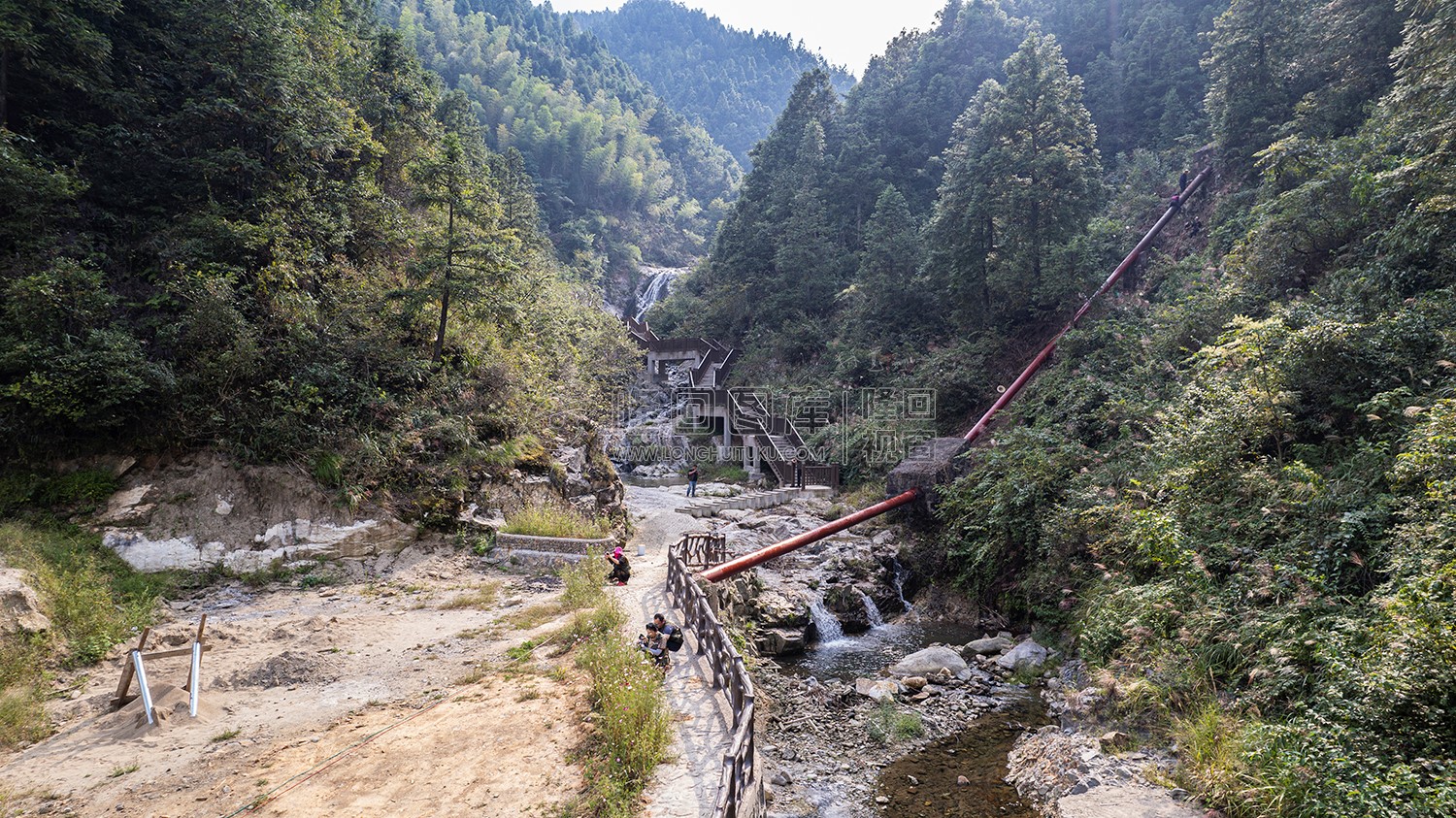 白水洞九重瀑布入口