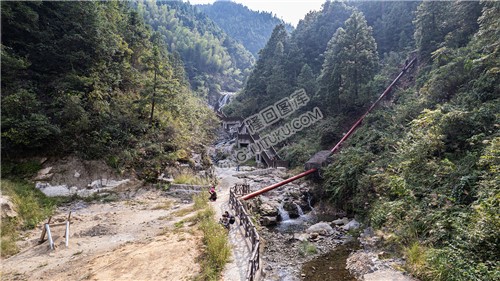 白水洞九重瀑布入口