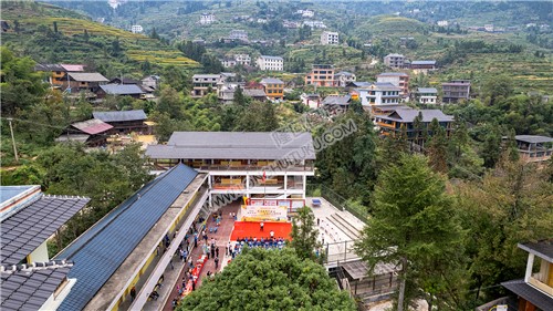 白水洞村收割节启动仪式场地