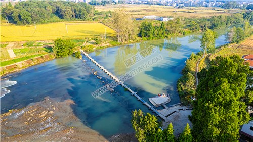 西洋江上的石板桥